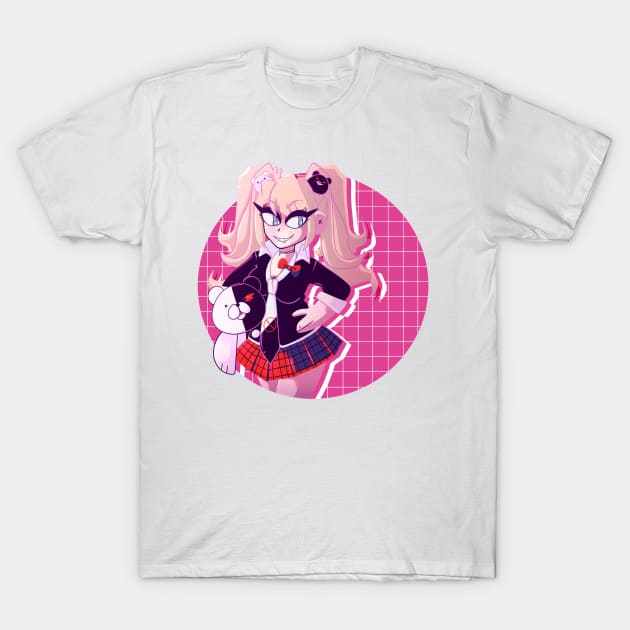 Junko Enoshima T-Shirt by scribblekisses